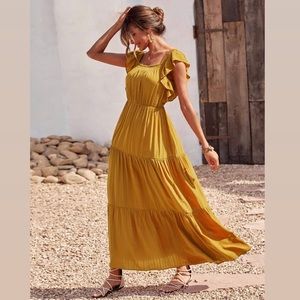 Boho Sleeveless Maxi Dress